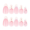 12 Sizes-24 Pcs Press On Nails JP4319