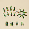12 Sizes-24 Pcs Press On Nails Y067