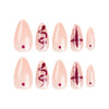12 Sizes-24 Pcs Press On Nails JP2857