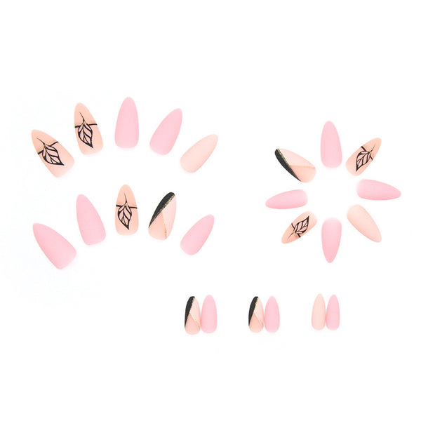 12 Sizes-24 Pcs Press On Nails W255