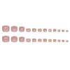 12 Sizes-24 Pcs Press On Nails F154