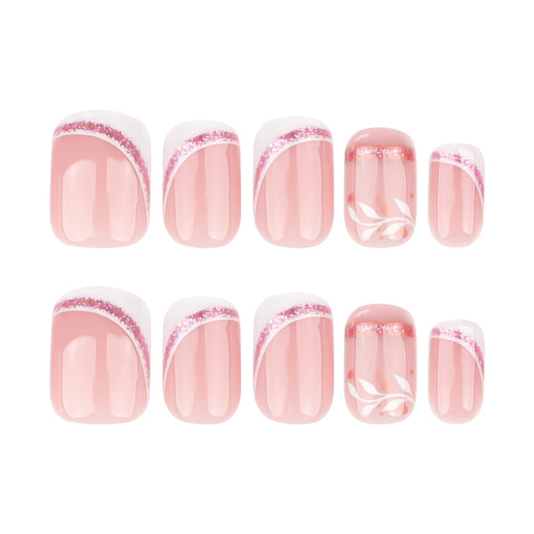 12 Sizes-24 Pcs Press On Nails JP3764