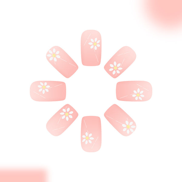 12 Sizes-24 Pcs Press On Nails C1015