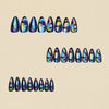 12 Sizes-24 Pcs Press On Nails Y1091