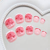 12 Sizes-24 Pcs Press On Nails F182