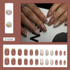 12 Sizes-24 Pcs Press On Nails Z1039