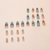 12 Sizes-24 Pcs Press On Nails W1814