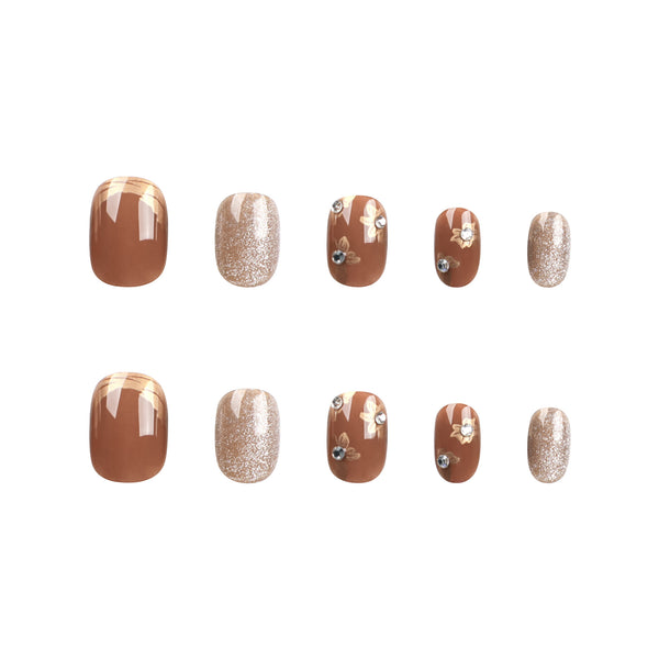 12 Sizes-24 Pcs Press On Nails JP2985