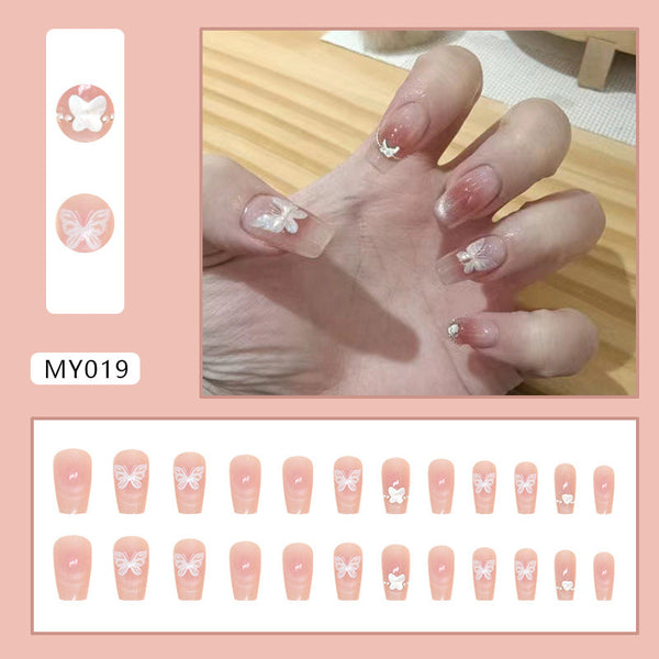 12 Sizes-24 PcsPress On Nails MY019
