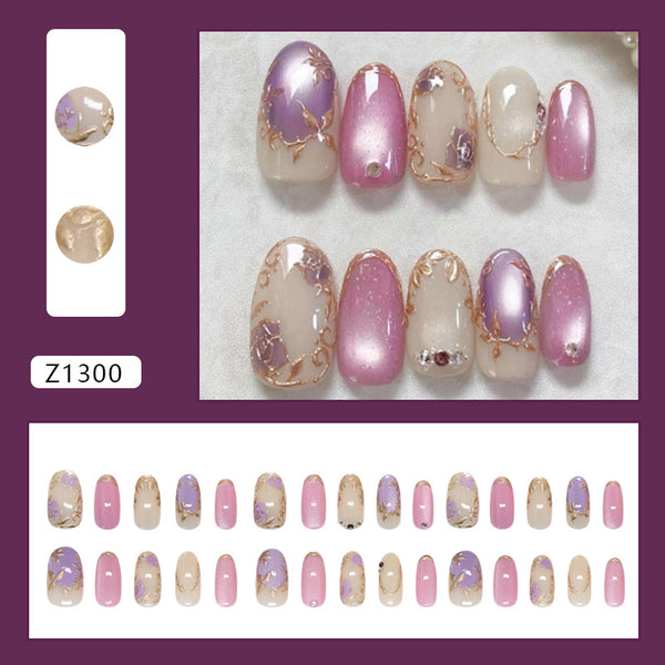 30 Pcs Press On Nails Z1300