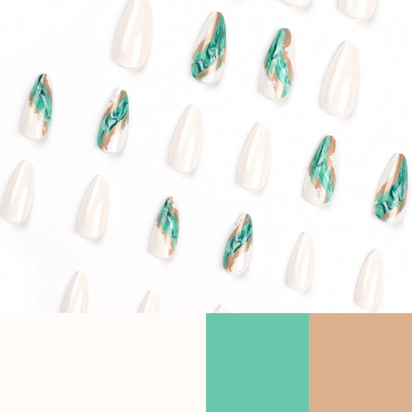 12 Sizes-24 Pcs Press On Nails JP2809