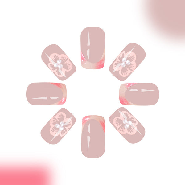 12 Sizes-24 Pcs Press On Nails C631