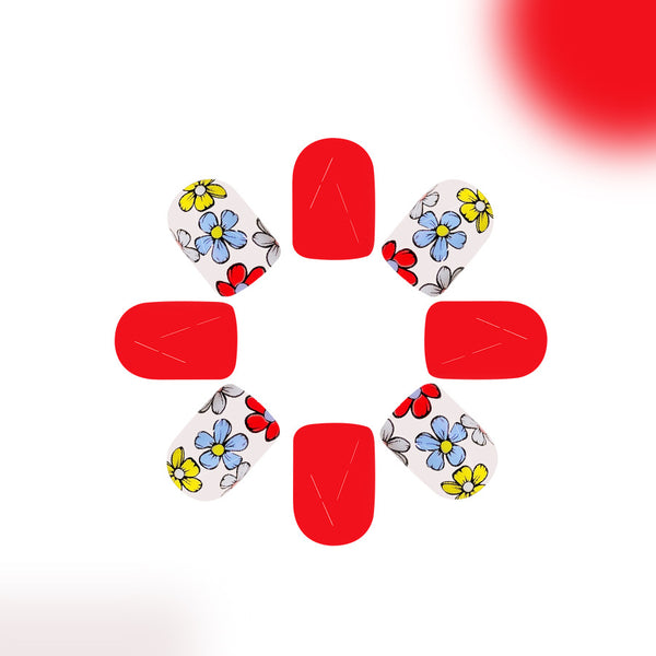 12 Sizes-24 PcsPress On Nails C805