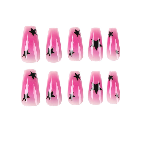 12 Sizes-24 Pcs Press On Nails JP2625
