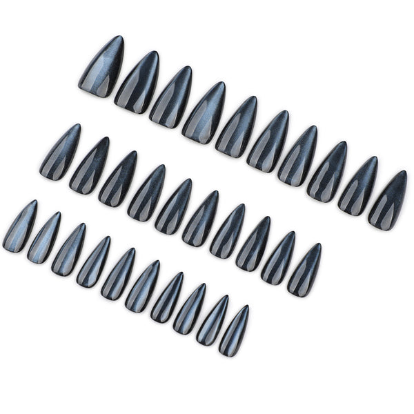 12 Sizes-24 Pcs Press On Nails JP4175