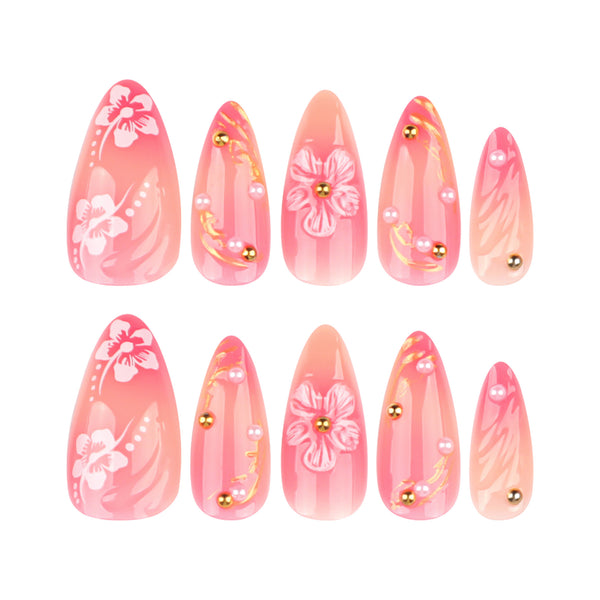 12 Sizes-24 Pcs Press On Nails JP3881