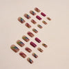 12 Sizes-24 Pcs Press On Nails W1003