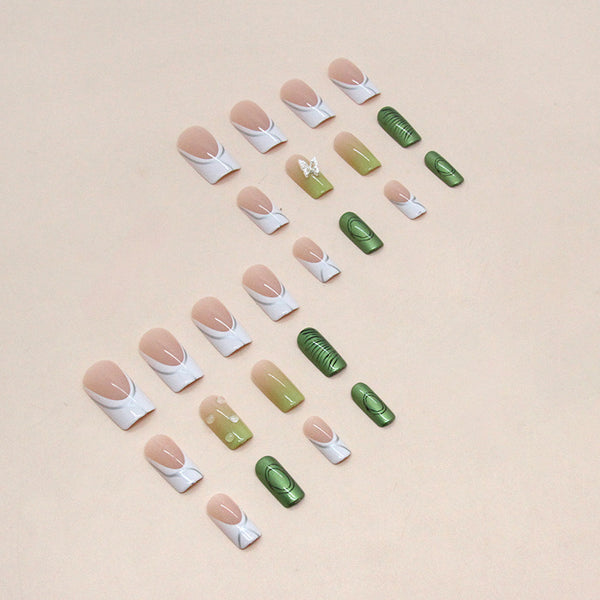 12 Sizes-24 Pcs Press On Nails Z702