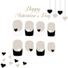 12 Sizes-24 Pcs Press On Nails C739