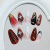 12 Sizes-24 Pcs Press On Nails Z1235