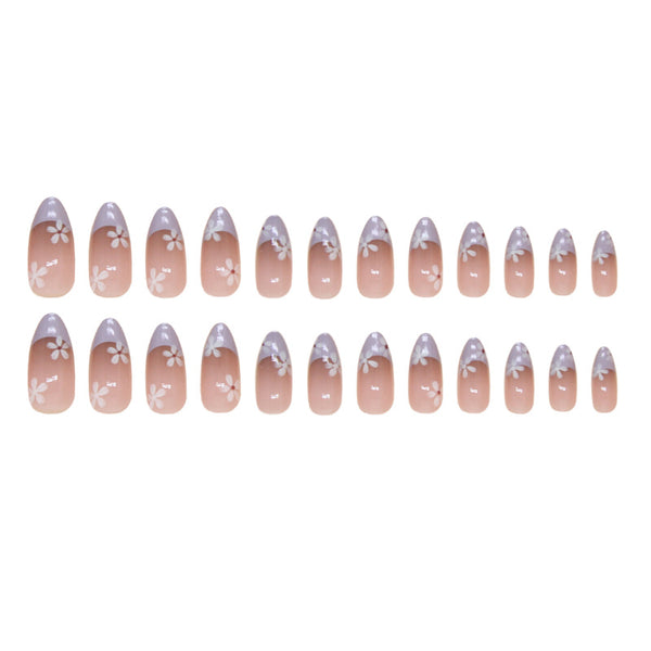 12 Sizes-24 Pcs Press On Nails W1597