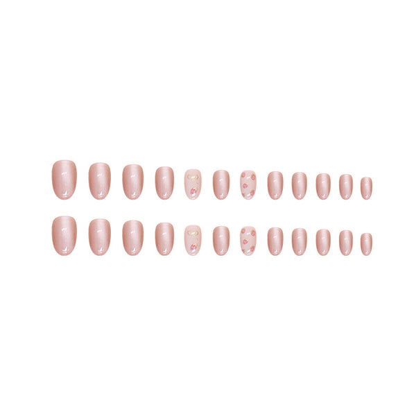 12 Sizes-24 Pcs Press On Nails MY038
