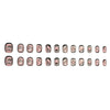 12 Sizes-24 Pcs Press On Nails K006