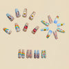 12 Sizes-24 Pcs Press On Nails Y966