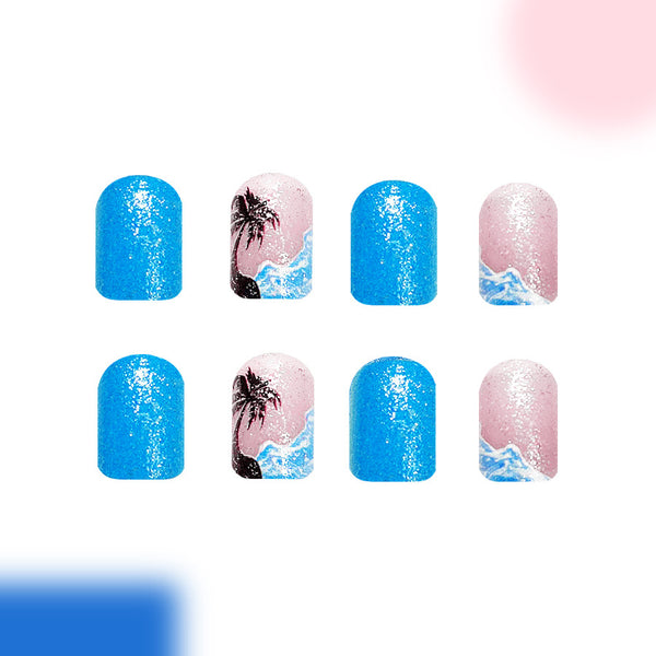 12 Sizes-24 Pcs Press On Nails C937