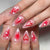 12 Sizes-24 Pcs Press On Nails C1484