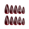 12 Sizes-24 Pcs Press On Nails JP3133