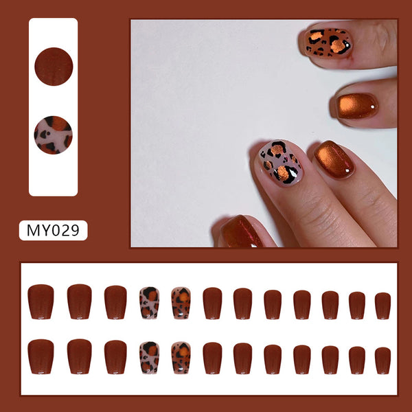 12 Sizes-24 Pcs Press On Nails MY029