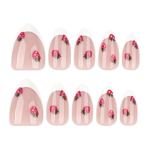 12 Sizes-24 Pcs Press On Nails JP3911
