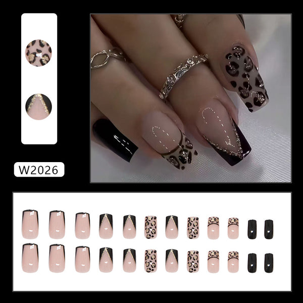 12 Sizes-24 Pcs Press On Nails W2026