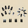12 Sizes-24 Pcs Press On Nails Y268·