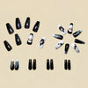 12 Sizes-24 Pcs Press On Nails Y268