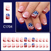 12 Sizes-24 Pcs Press On Nails C1715