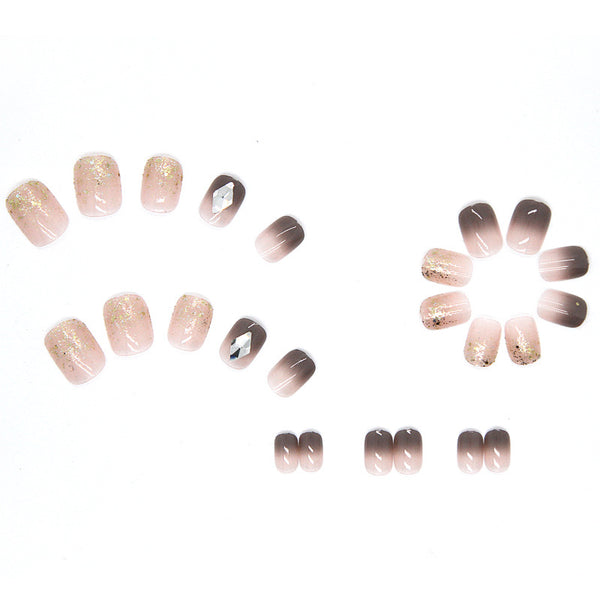 12 Sizes-24 Pcs Press On Nails Z259