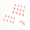12 Sizes-24 Pcs Press On Nails JP1105
