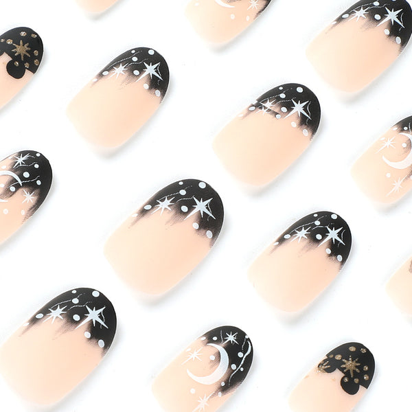 12 Sizes-24 Pcs Press On Nails JP2480