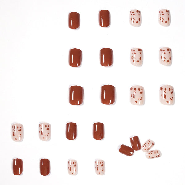 12 Sizes-24 Pcs Press On Nails JP1138