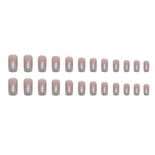 12 Sizes-24 Pcs Press On Nails W1471