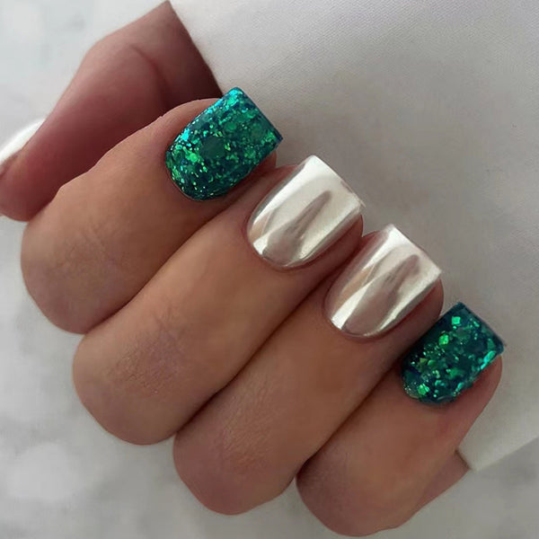 12 Sizes-24 Pcs Press On Nails W1409