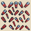 12 Sizes-24 Pcs Press On Nails Y1032
