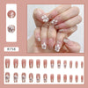 12 Sizes-24 Pcs Press On Nails R758