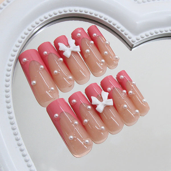 12 Sizes-24 Pcs Press On Nails Z1033
