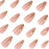 12 Sizes-24 Pcs Press On Nails JP4081