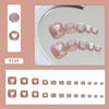 12 Sizes-24 Pcs Press On Nails F135
