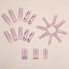 12 Sizes-24 Pcs Press On Nails G009