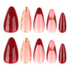 12 Sizes-24 Pcs Press On Nails JP3853